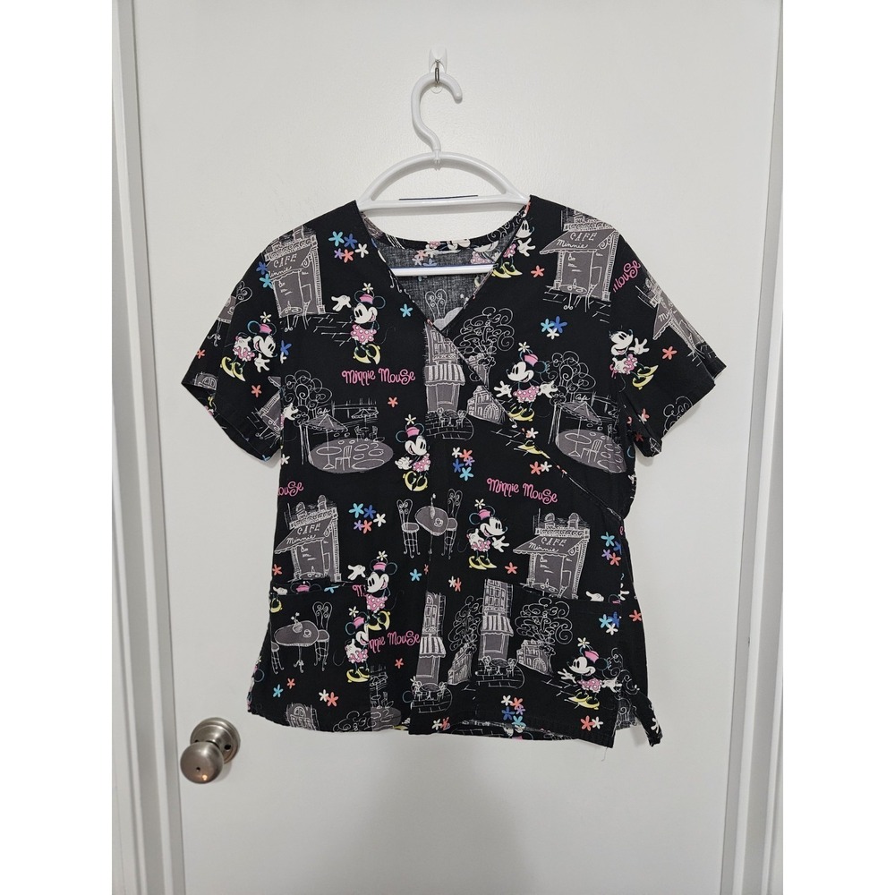 Disney Minnie‎ Mouse Scrubs Scrub Top